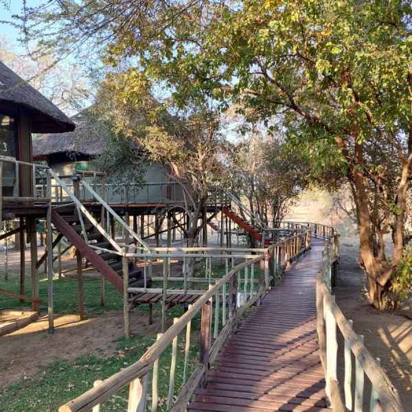 Lodge im Chobe Forrest Botswana