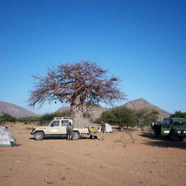 Campingabenteuer im wilden Norden Namibias