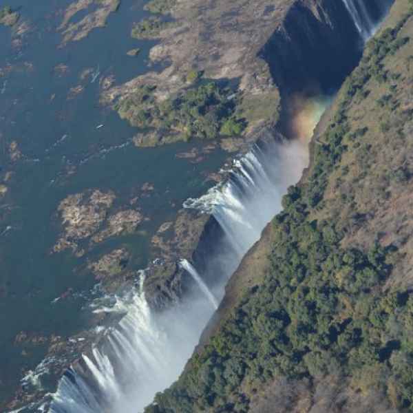 Victoria Wasserfälle aus der Luft