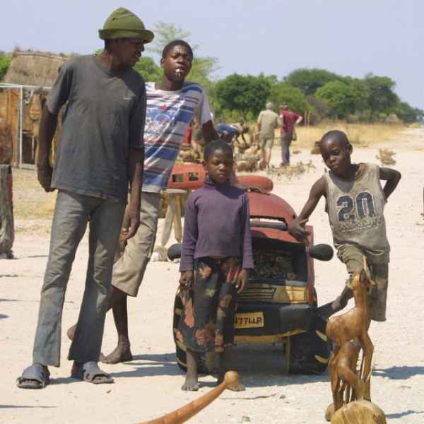 Lokale Bevölkerung in Namibia