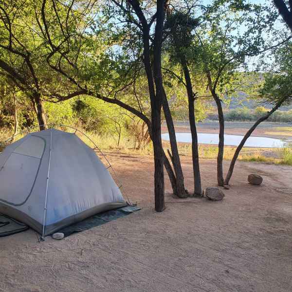 Camping in Namibia