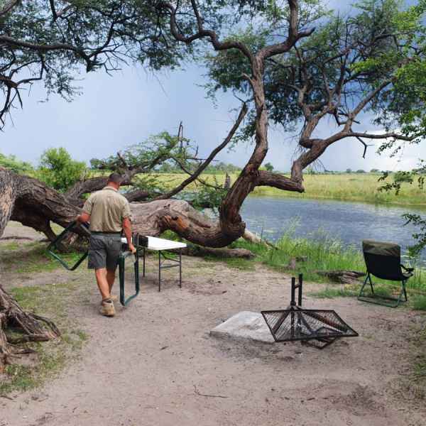 Wildes Camping in Namibia