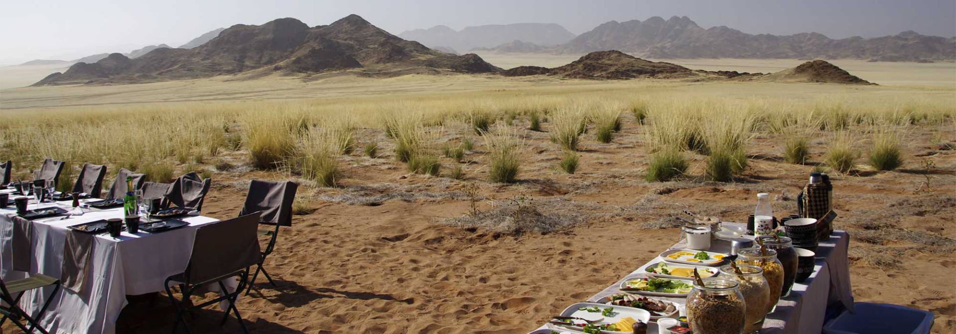 Lunch in the Namib desert