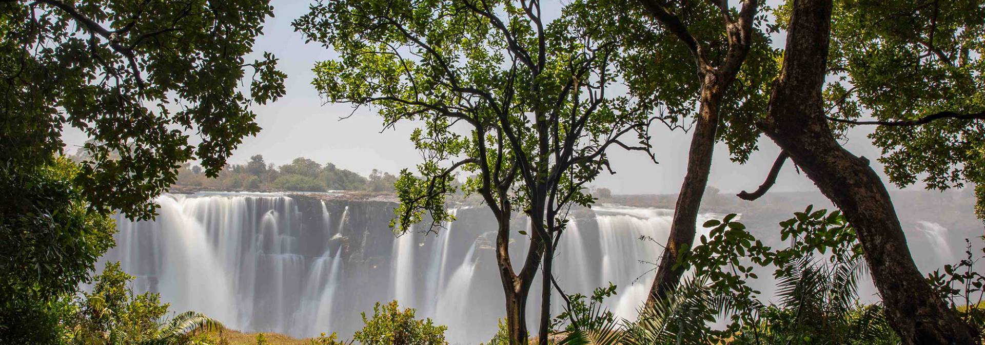 Victoria Wasserfälle in Simbabw